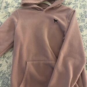 Black Dog Pink Hooded Sweatshirt